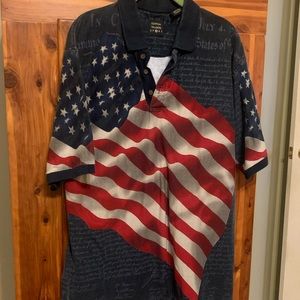 American Flag Polo